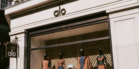 Storefront of Alo Yoga Regent Street 