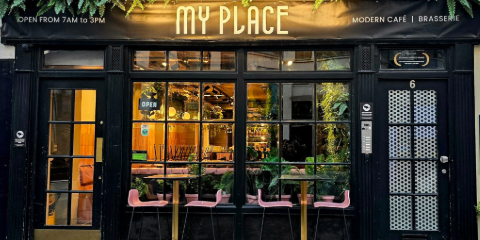My Place - Modern Cafe exterior